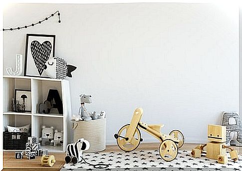 Decorating a children's room using the methods of Montessori pedagogy