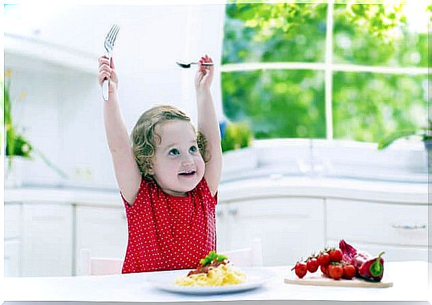 Healthy meals for a child at the age of 1-2 years