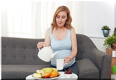 The diet of a pregnant woman