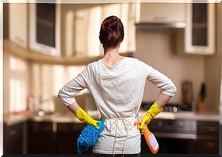 Creating a cleaning routine helps keep your home tidy