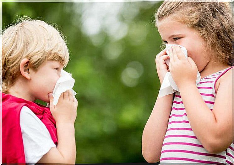 What causes a child's nosebleed and how is it treated?