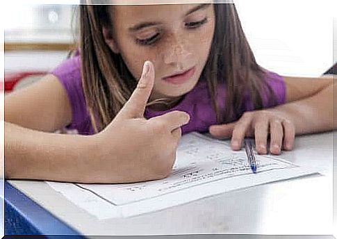 What is dyscalculia and what are its most common signs in a child?